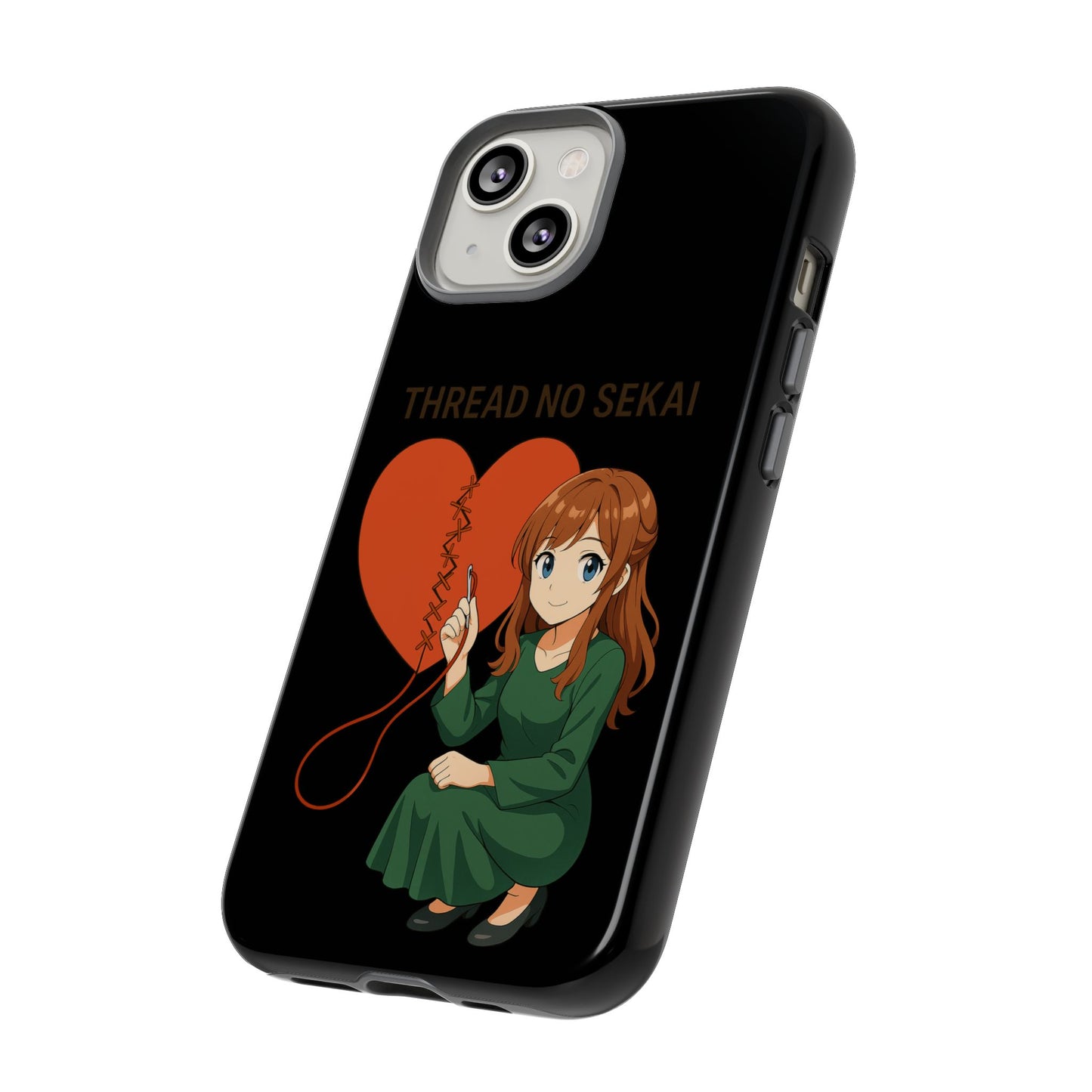 Thread No Sekai - Anime-Inspired Phone Case, Kawaii Design, Gift for Her, Cute Accessory