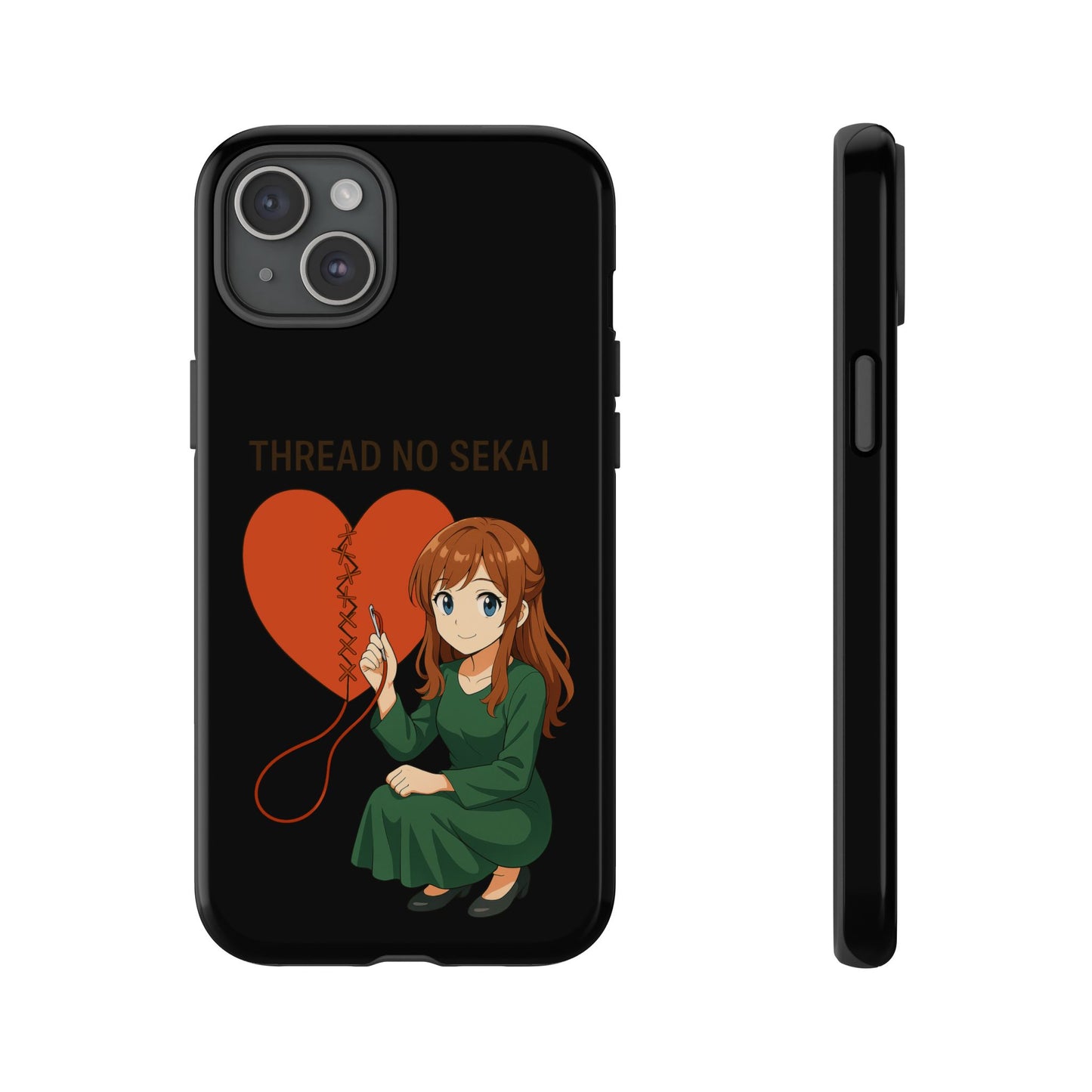 Thread No Sekai - Anime-Inspired Phone Case, Kawaii Design, Gift for Her, Cute Accessory