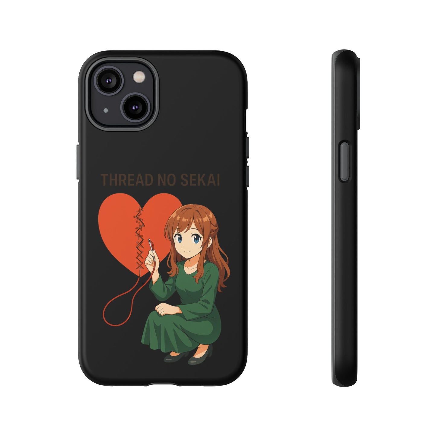 Thread No Sekai - Anime-Inspired Phone Case, Kawaii Design, Gift for Her, Cute Accessory