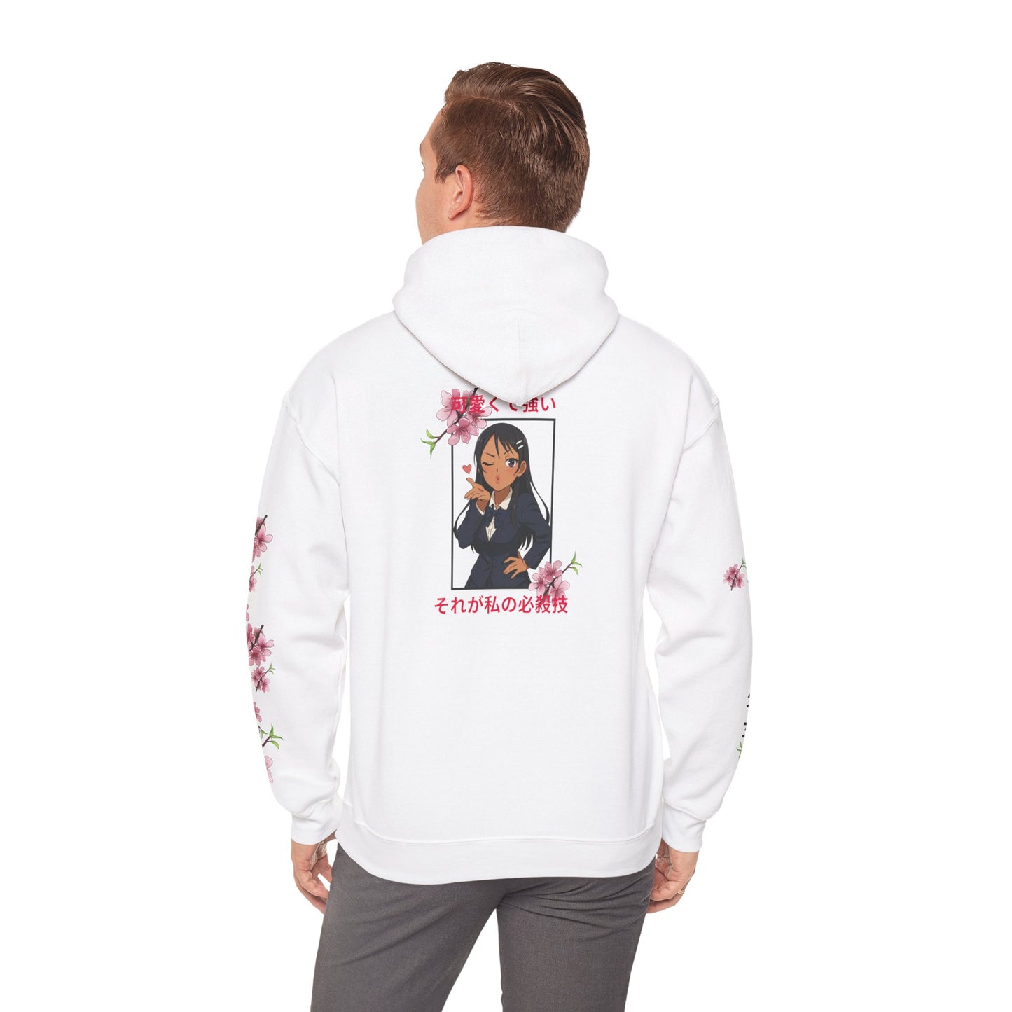 Flirty School Girl Anime Hoodie