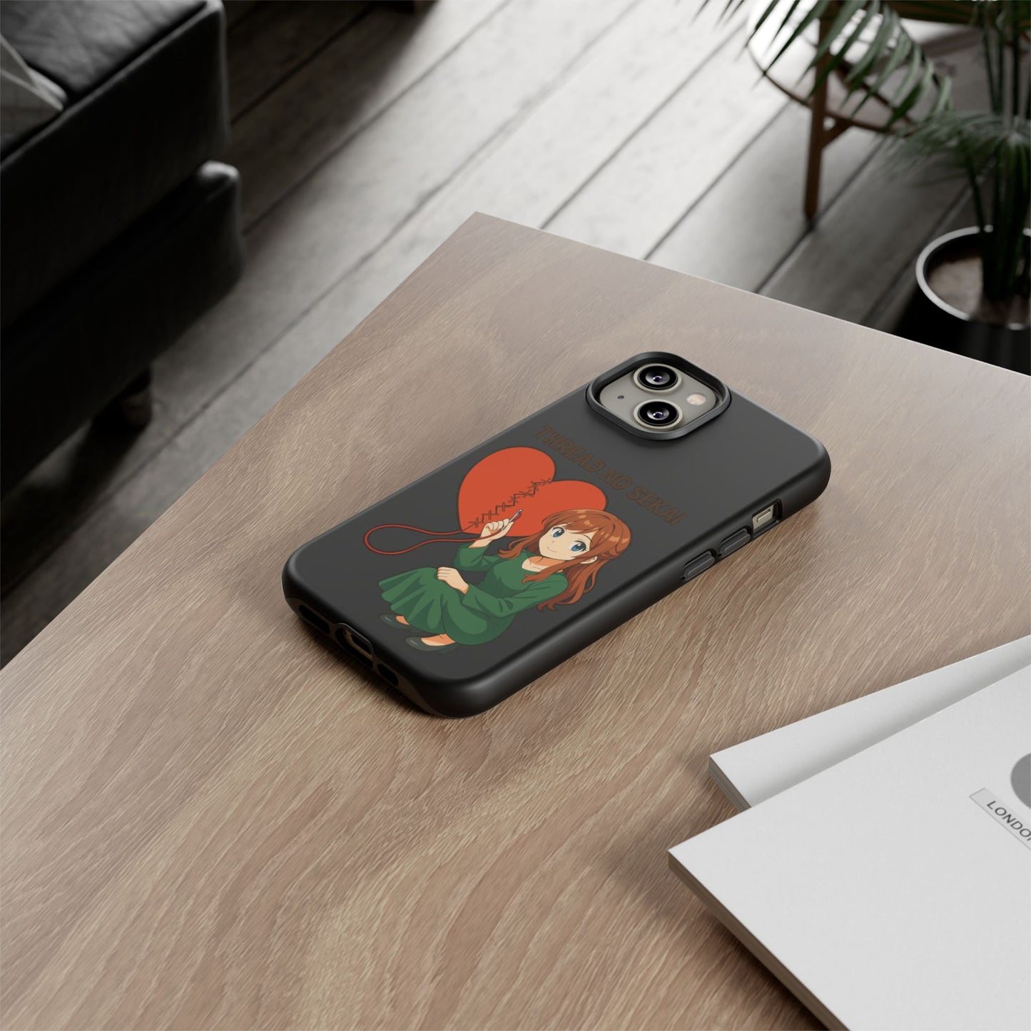 Thread No Sekai - Anime-Inspired Phone Case, Kawaii Design, Gift for Her, Cute Accessory