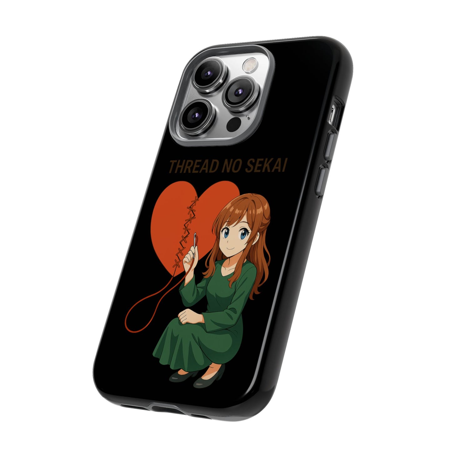 Thread No Sekai - Anime-Inspired Phone Case, Kawaii Design, Gift for Her, Cute Accessory