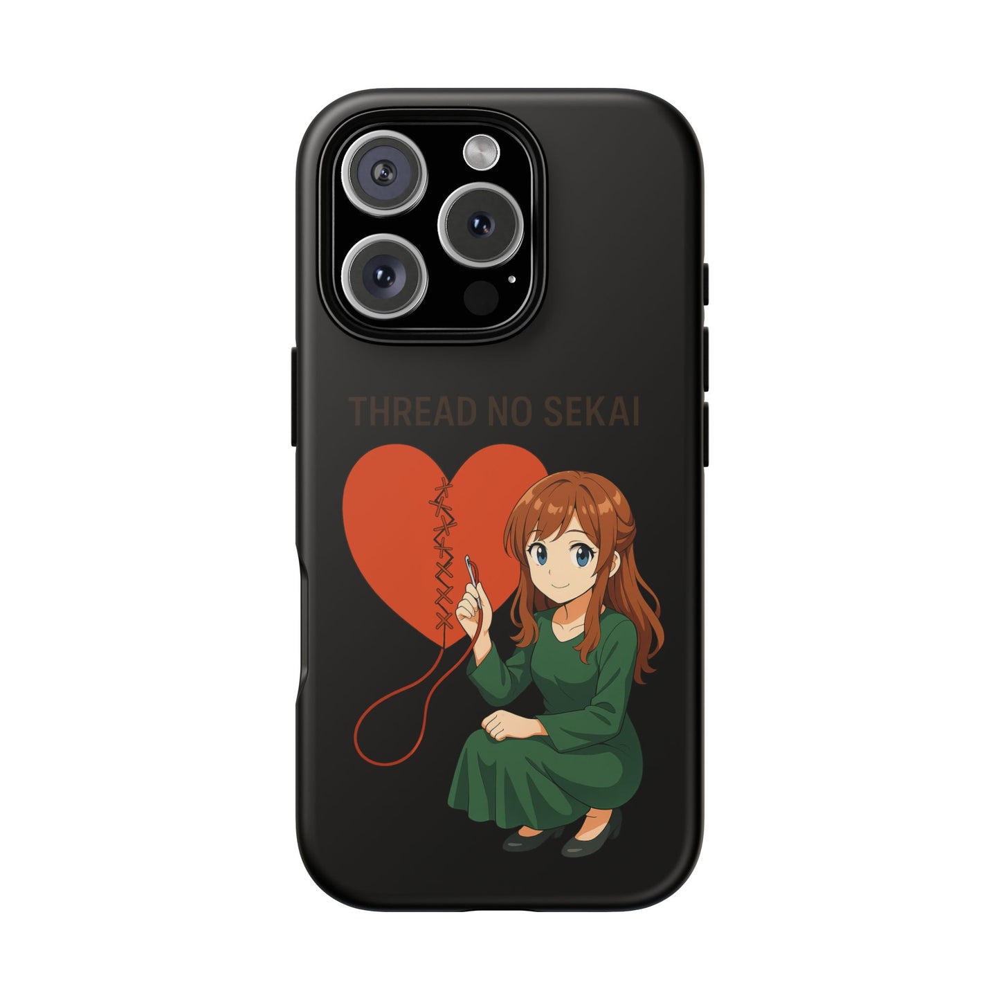 Thread No Sekai - Anime-Inspired Phone Case, Kawaii Design, Gift for Her, Cute Accessory