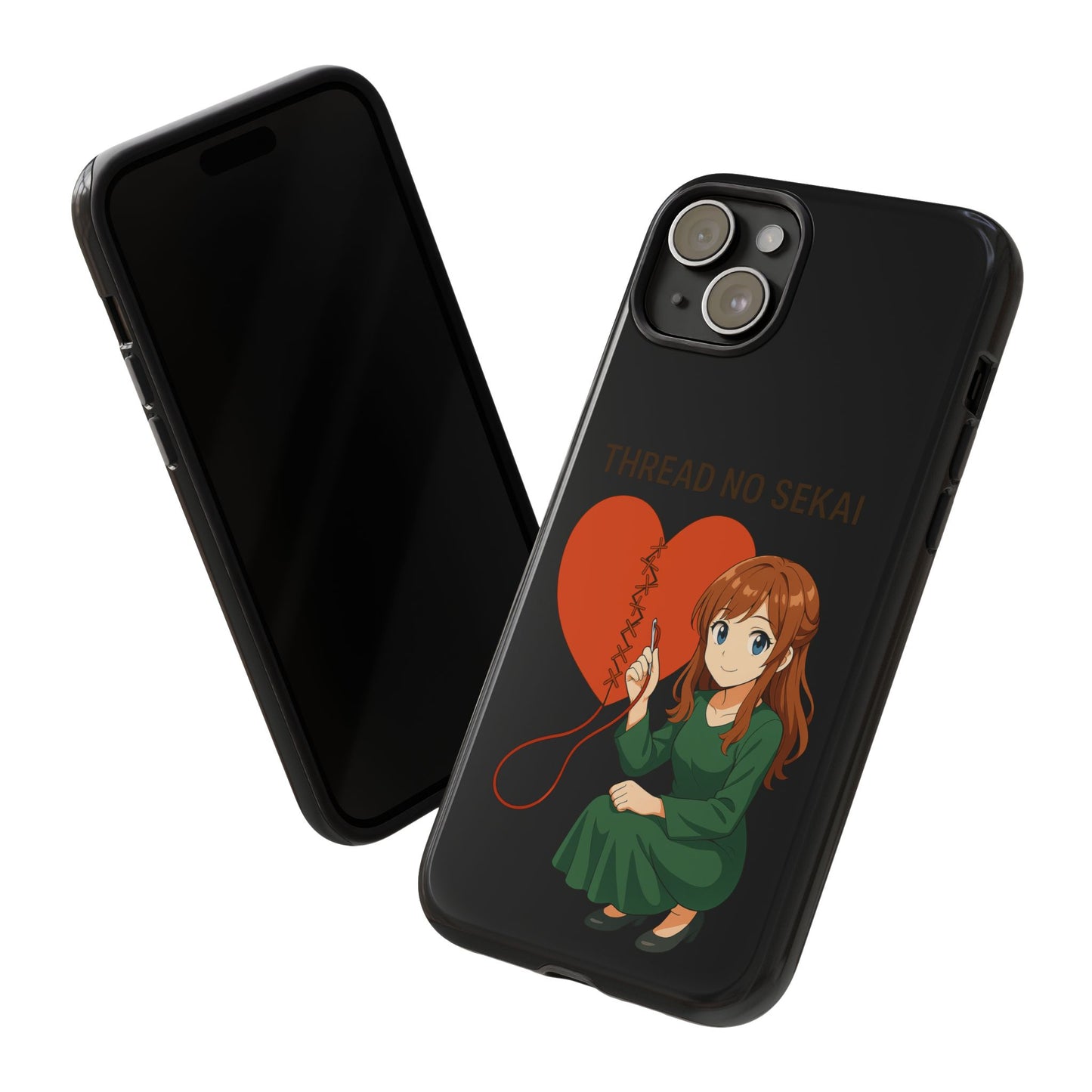 Thread No Sekai - Anime-Inspired Phone Case, Kawaii Design, Gift for Her, Cute Accessory