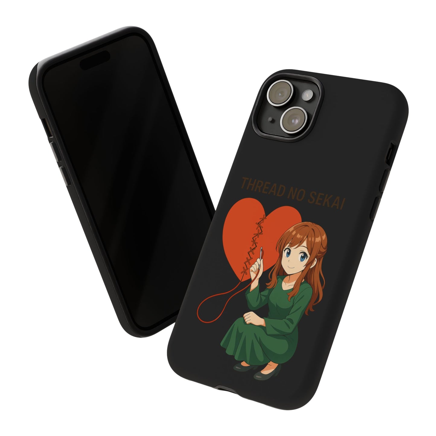 Thread No Sekai - Anime-Inspired Phone Case, Kawaii Design, Gift for Her, Cute Accessory