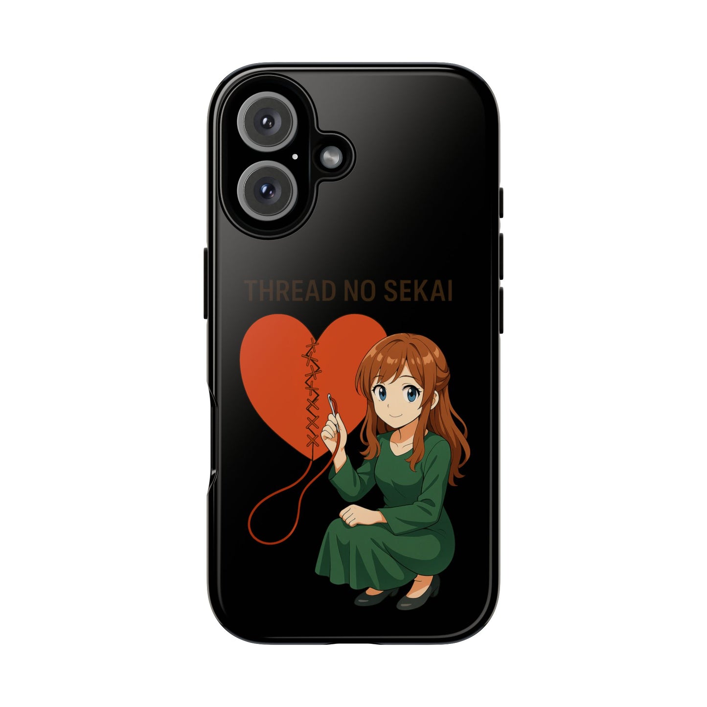 Thread No Sekai - Anime-Inspired Phone Case, Kawaii Design, Gift for Her, Cute Accessory