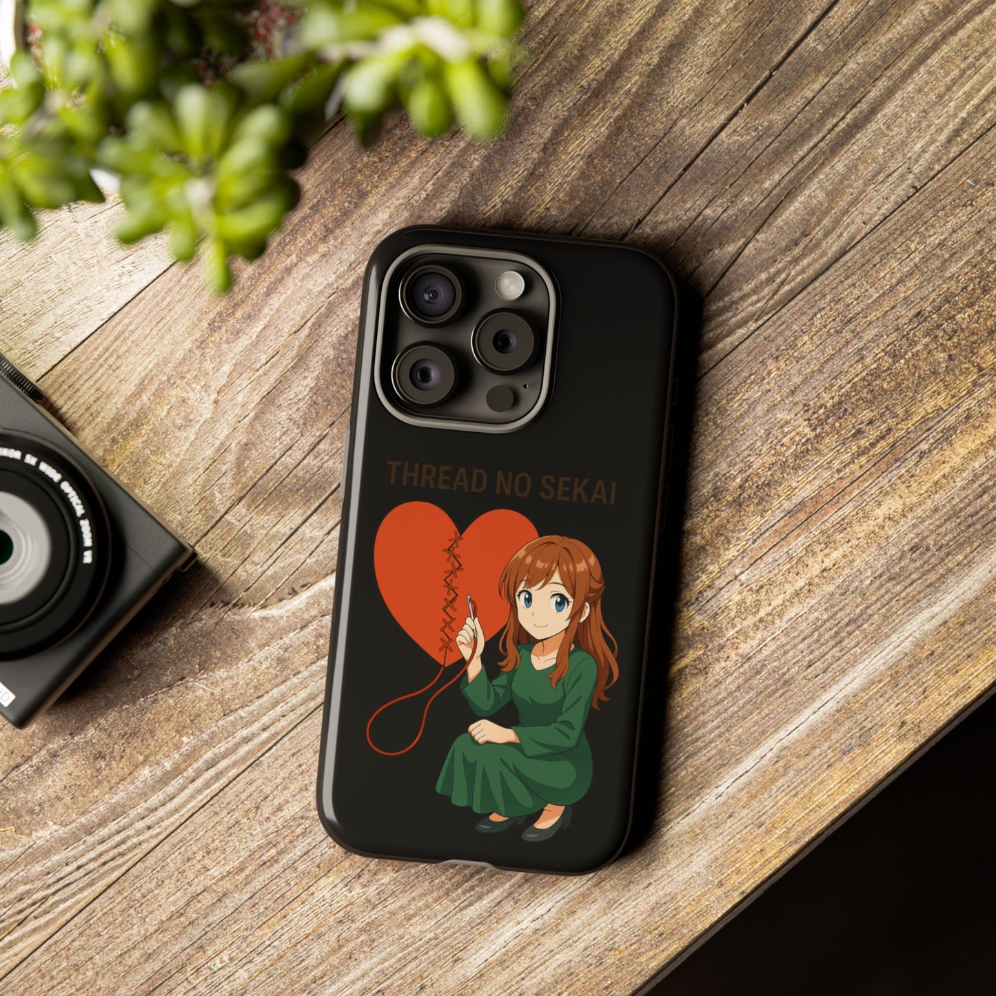 Thread No Sekai - Anime-Inspired Phone Case, Kawaii Design, Gift for Her, Cute Accessory