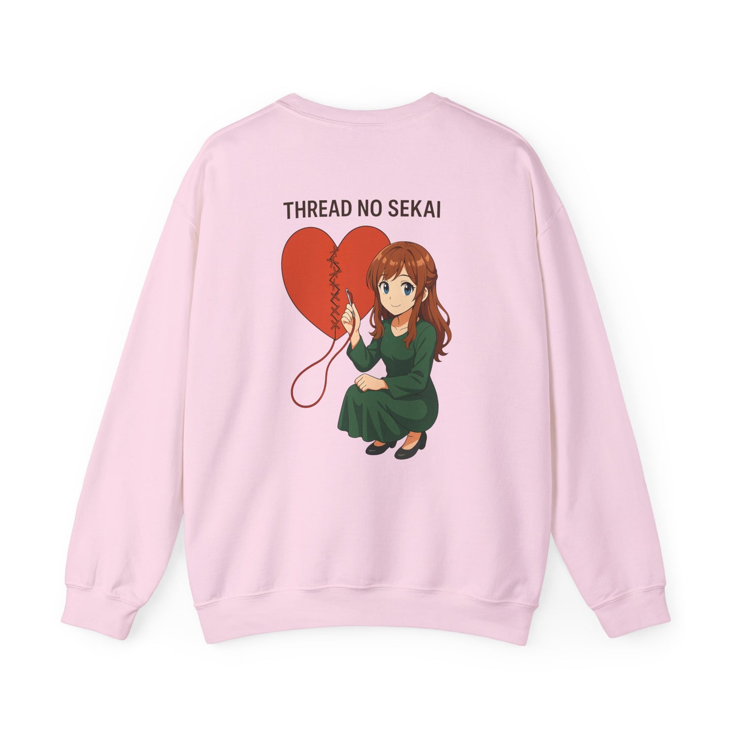 Thread No Sekai Stitched Heart Sweatshirt