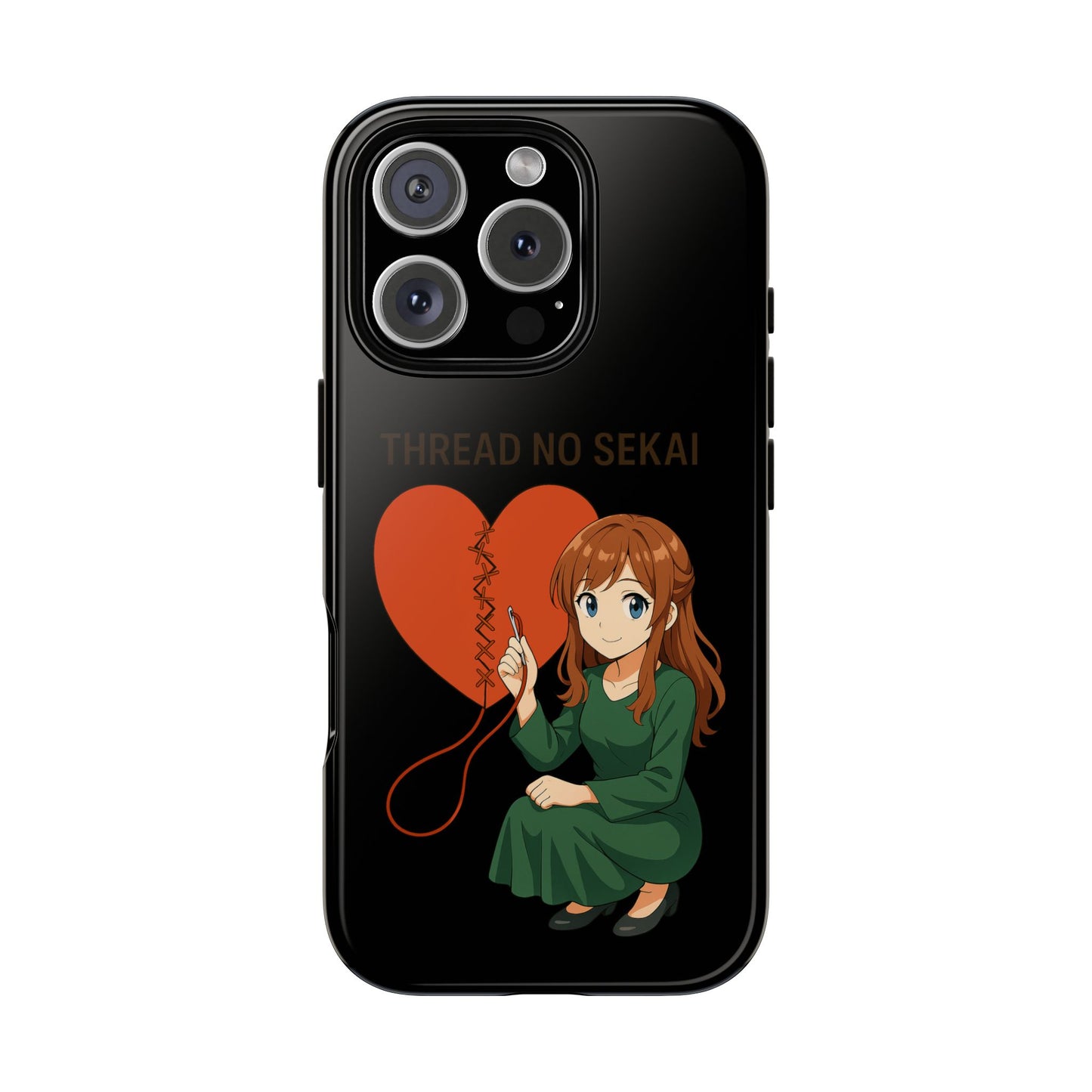 Thread No Sekai - Anime-Inspired Phone Case, Kawaii Design, Gift for Her, Cute Accessory