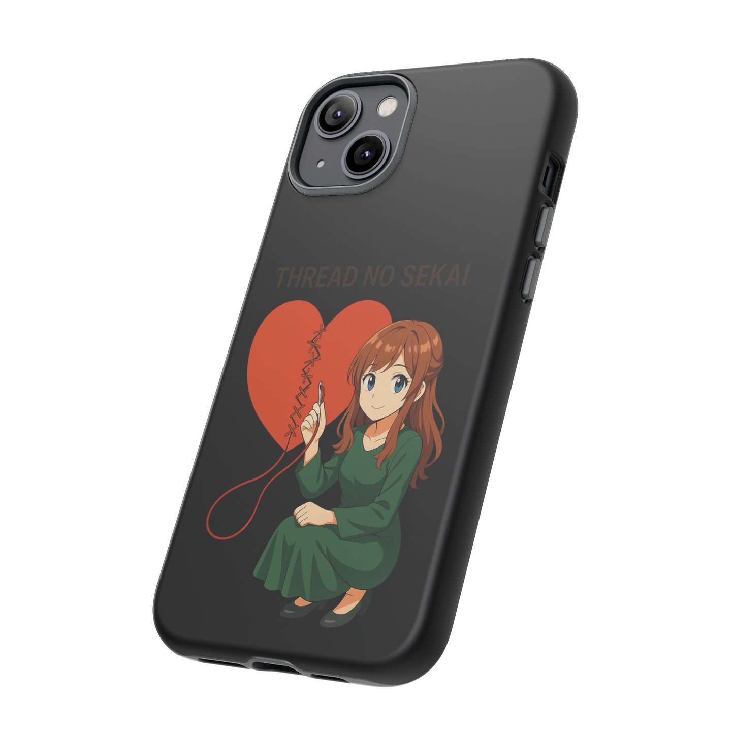 Thread No Sekai - Anime-Inspired Phone Case, Kawaii Design, Gift for Her, Cute Accessory