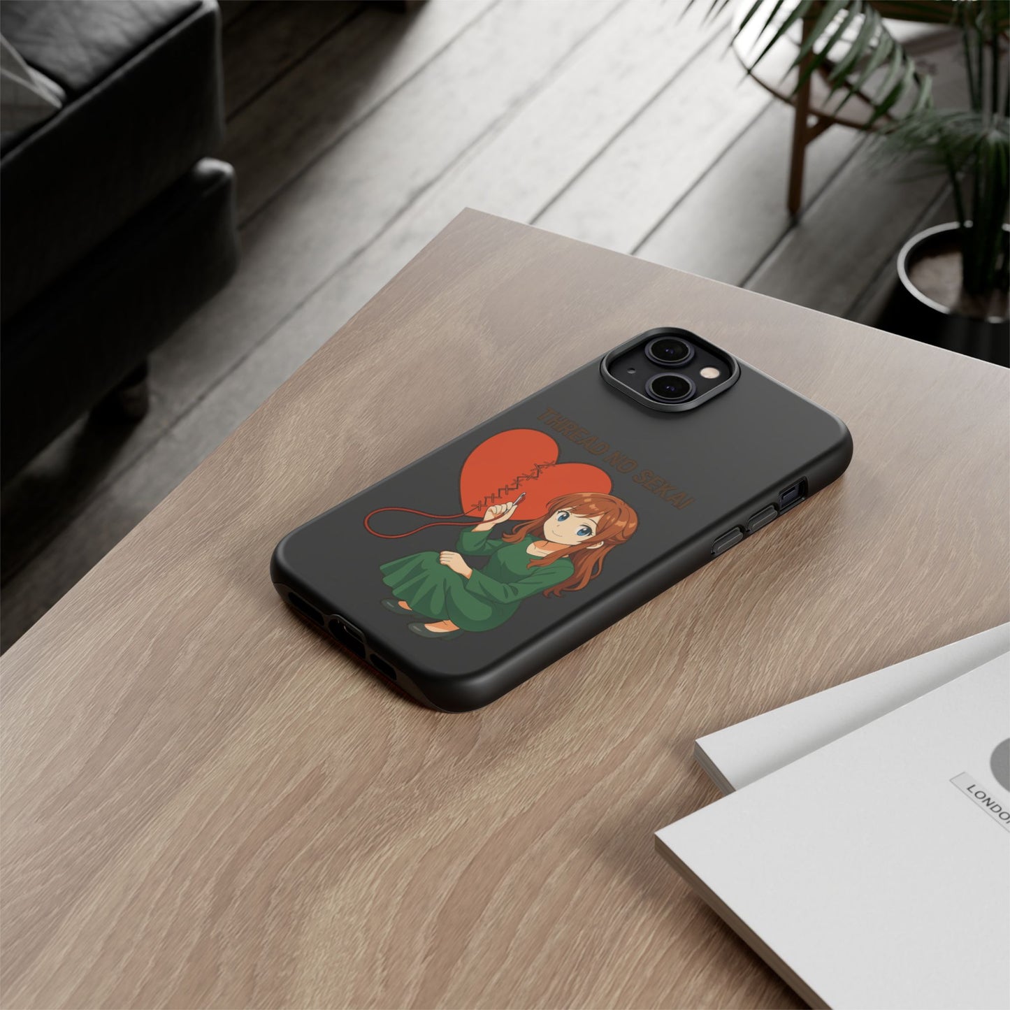 Thread No Sekai - Anime-Inspired Phone Case, Kawaii Design, Gift for Her, Cute Accessory