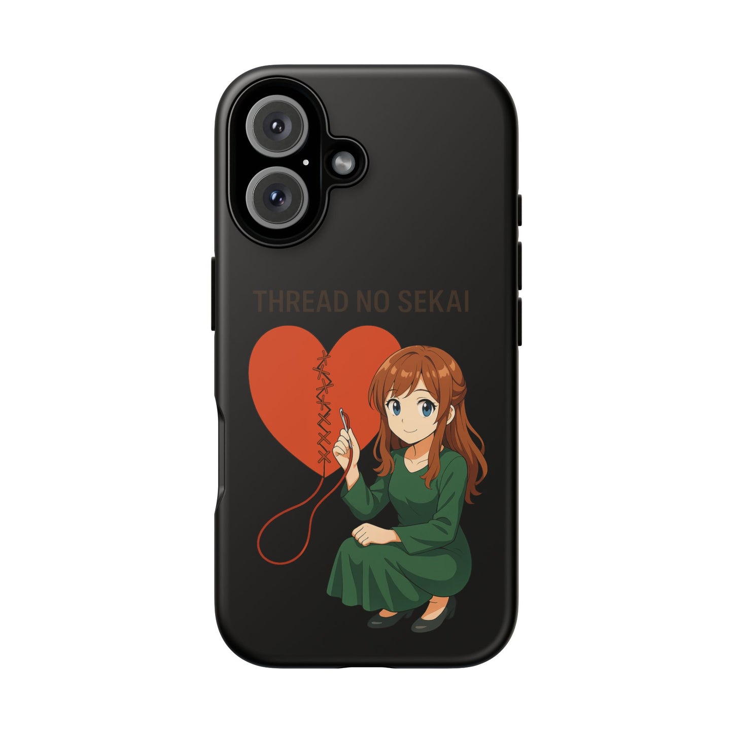 Thread No Sekai - Anime-Inspired Phone Case, Kawaii Design, Gift for Her, Cute Accessory