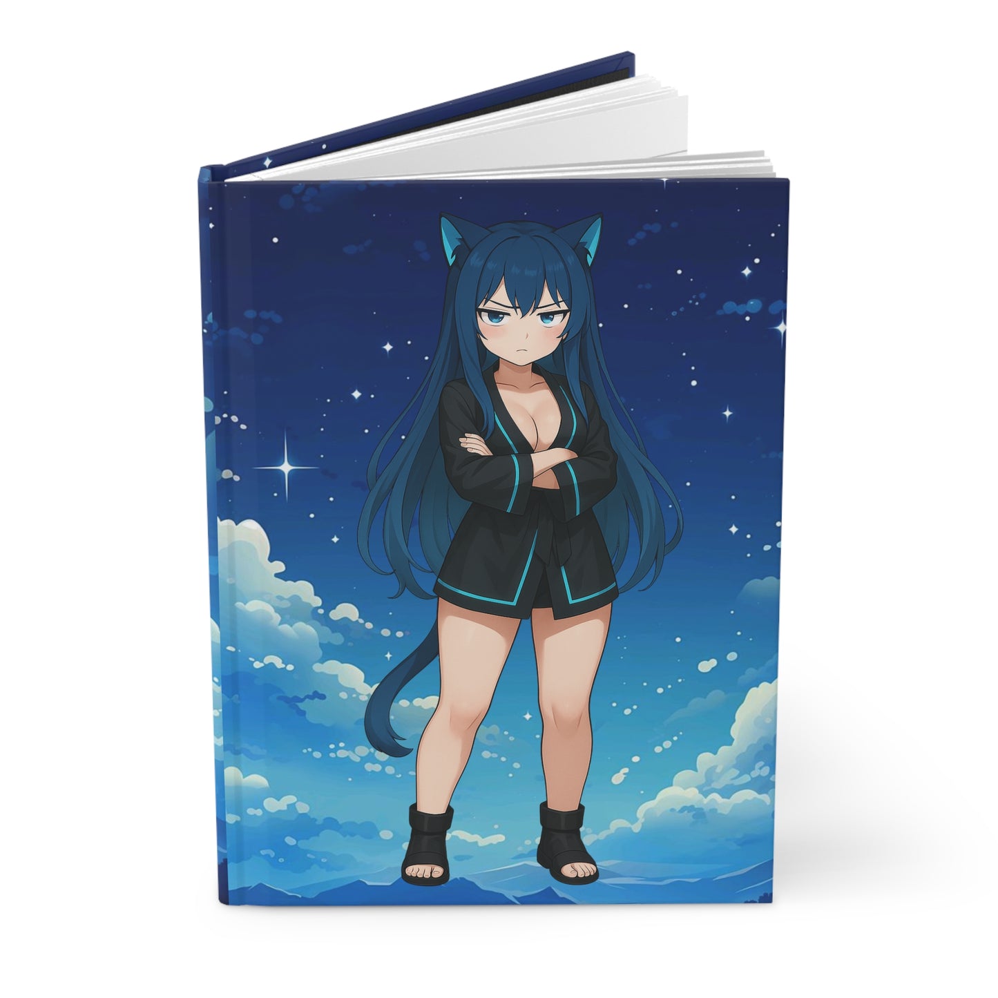 Blue Cat Girl Sky Journal
