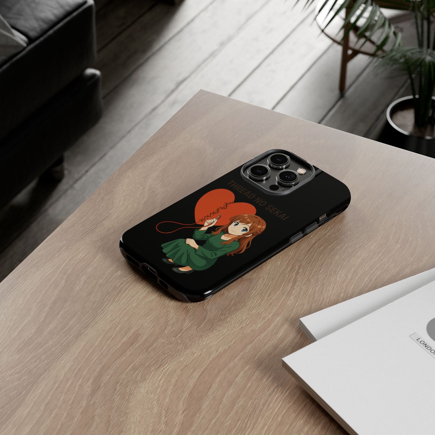 Thread No Sekai - Anime-Inspired Phone Case, Kawaii Design, Gift for Her, Cute Accessory