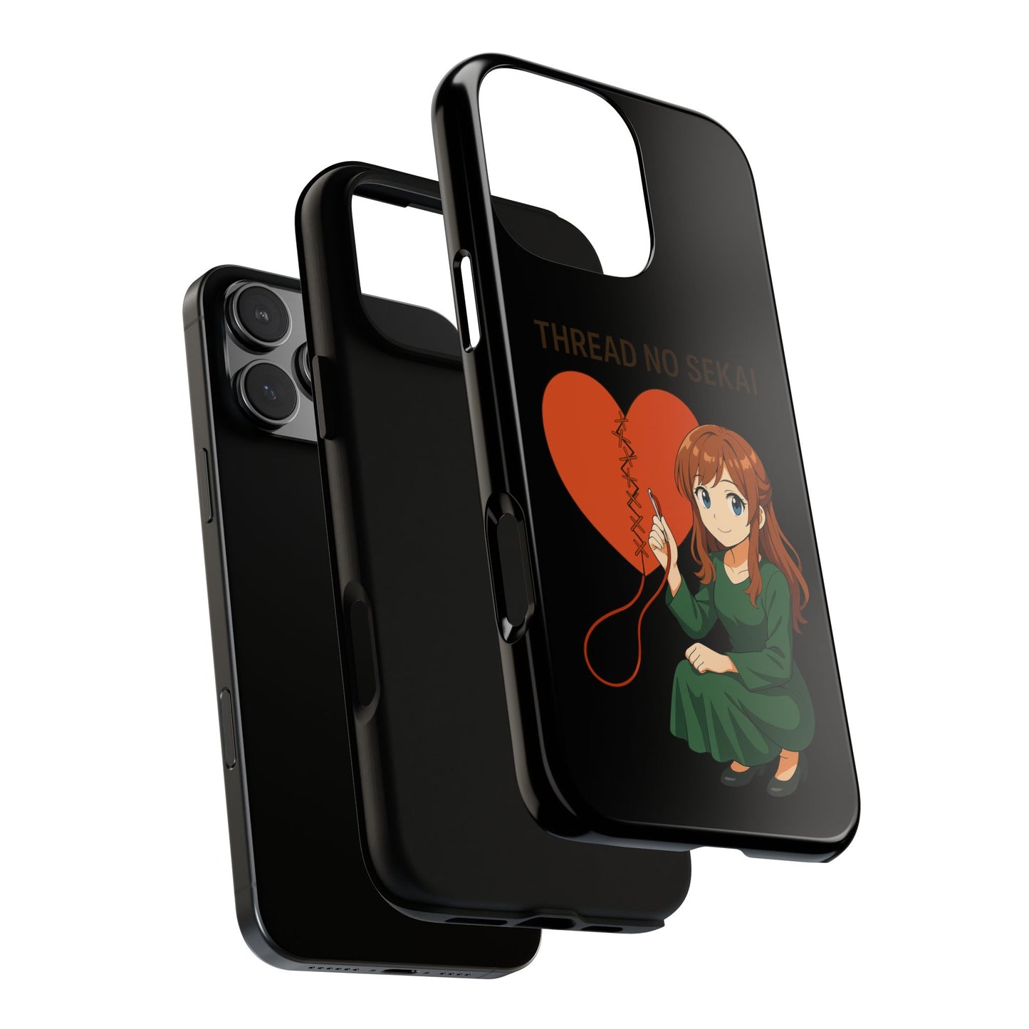 Thread No Sekai - Anime-Inspired Phone Case, Kawaii Design, Gift for Her, Cute Accessory