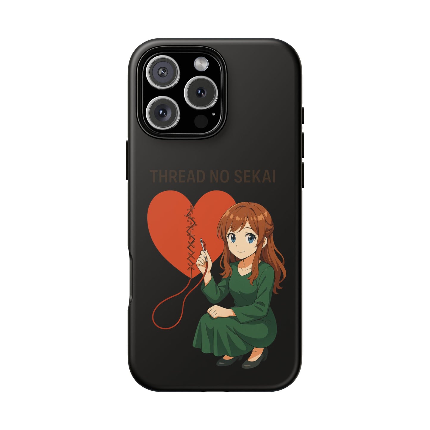 Thread No Sekai - Anime-Inspired Phone Case, Kawaii Design, Gift for Her, Cute Accessory