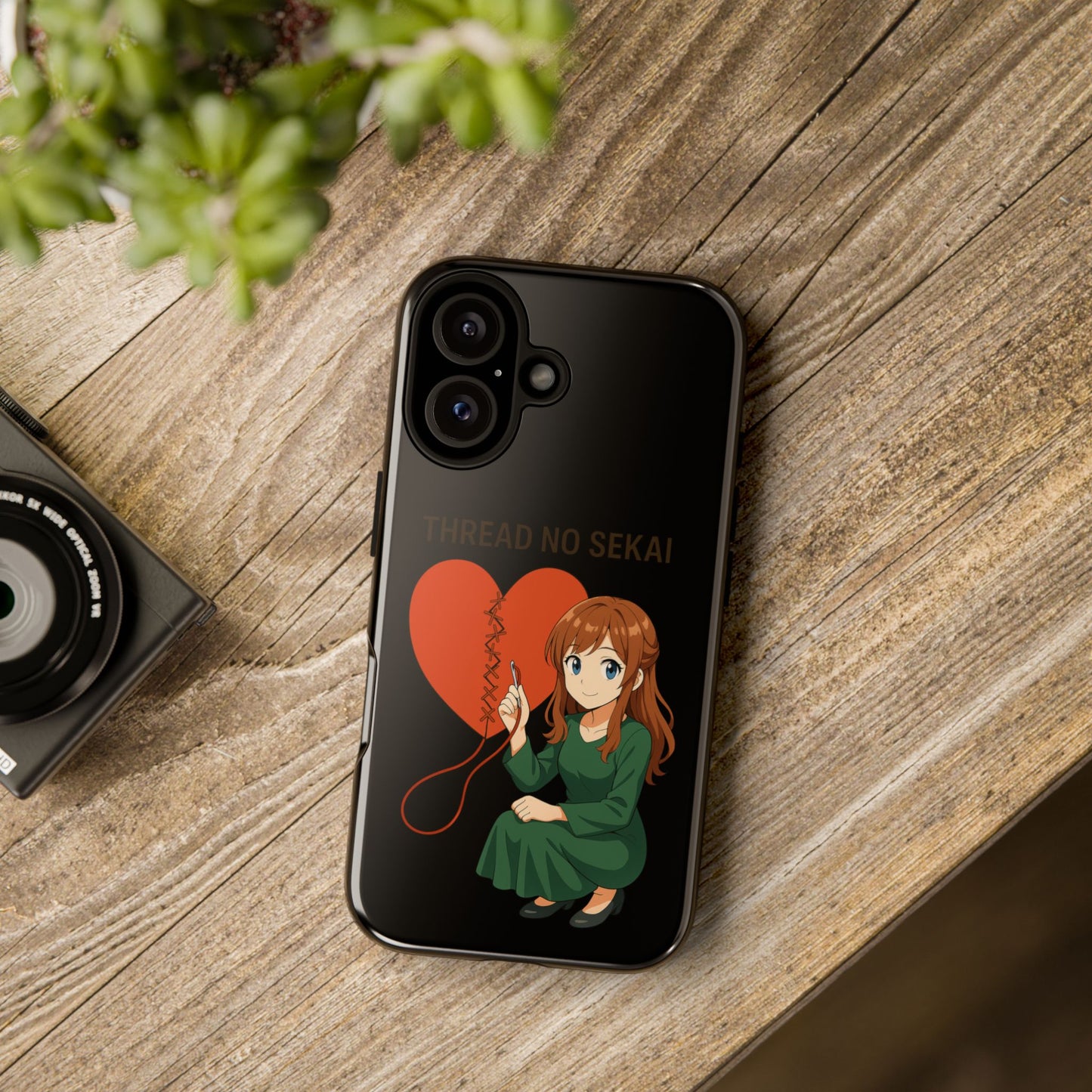 Thread No Sekai - Anime-Inspired Phone Case, Kawaii Design, Gift for Her, Cute Accessory