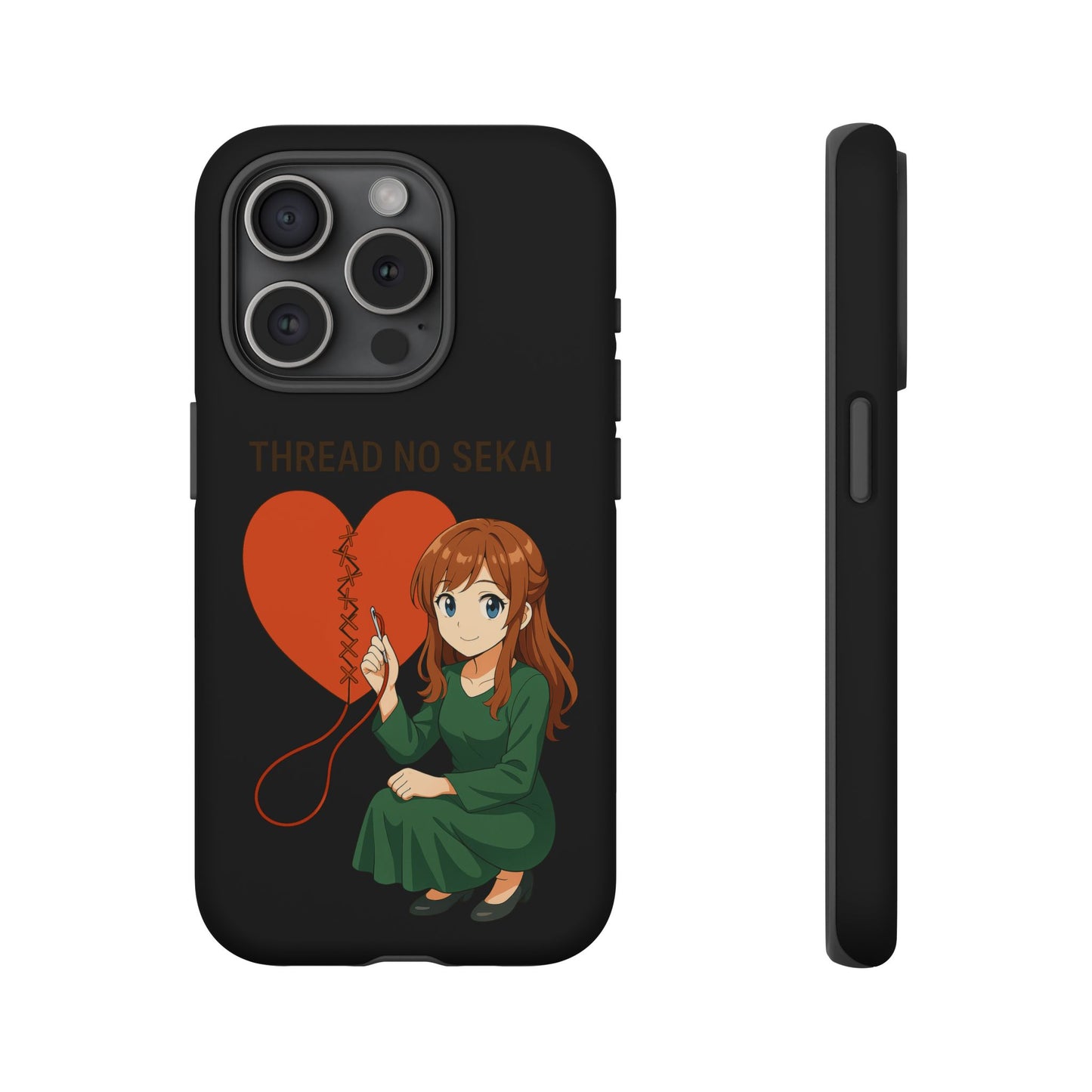 Thread No Sekai - Anime-Inspired Phone Case, Kawaii Design, Gift for Her, Cute Accessory