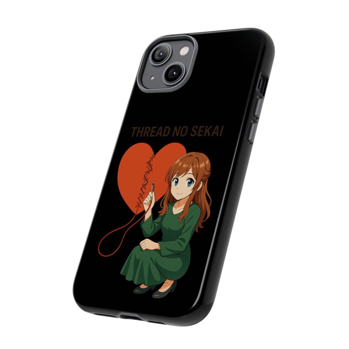 Thread No Sekai - Anime-Inspired Phone Case, Kawaii Design, Gift for Her, Cute Accessory