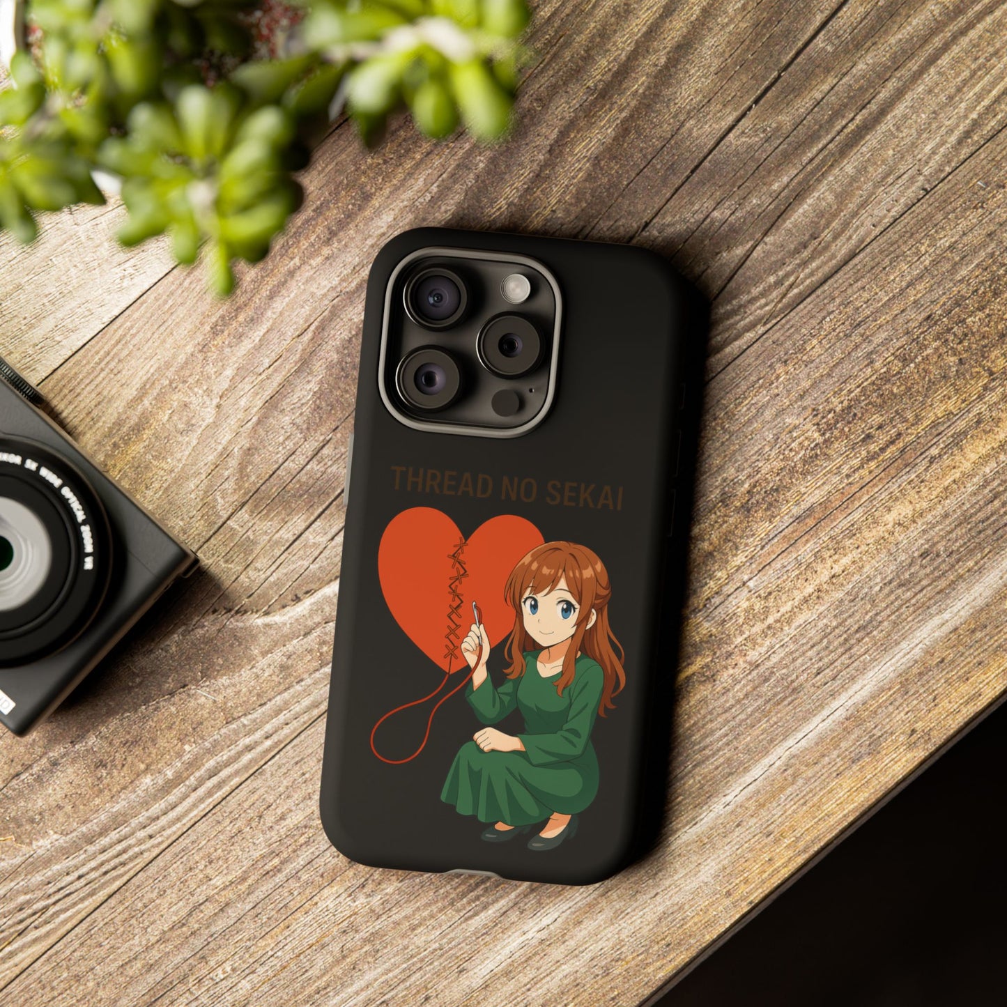 Thread No Sekai - Anime-Inspired Phone Case, Kawaii Design, Gift for Her, Cute Accessory
