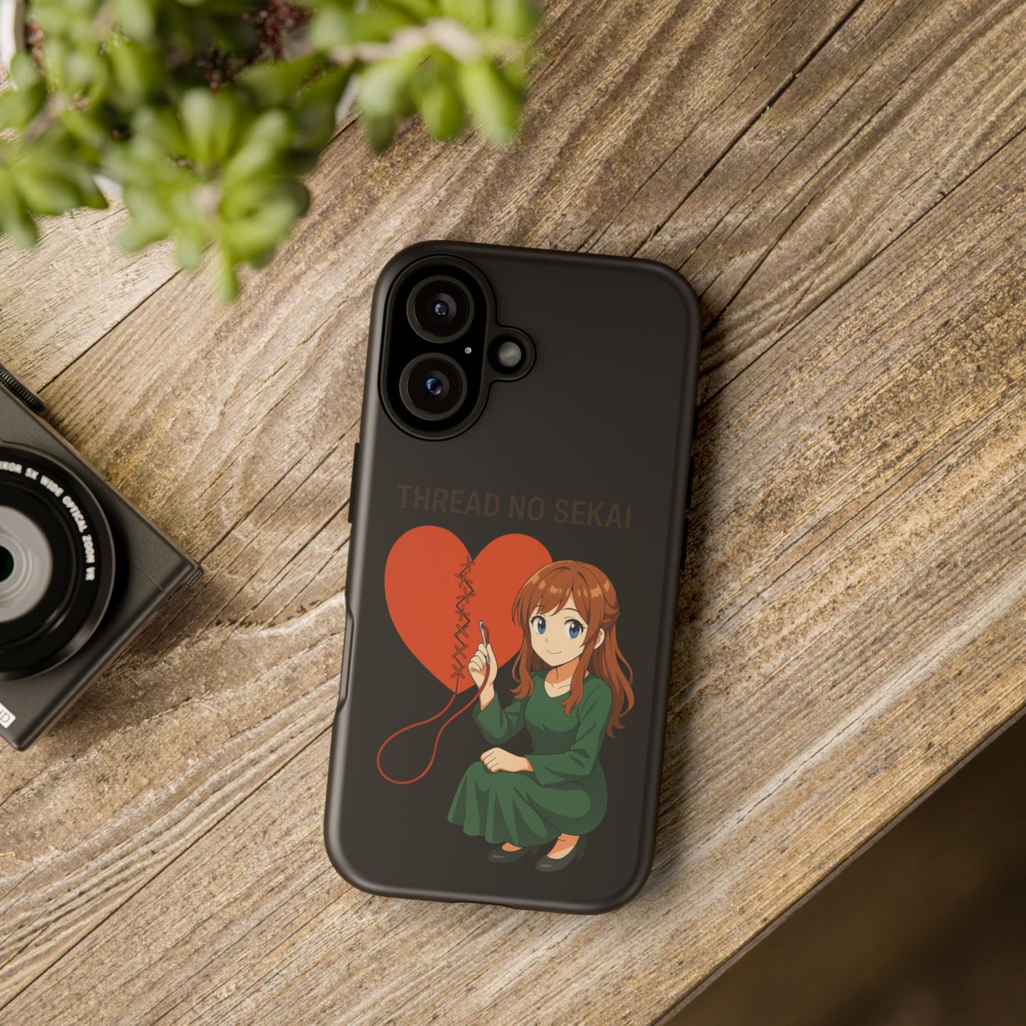 Thread No Sekai - Anime-Inspired Phone Case, Kawaii Design, Gift for Her, Cute Accessory