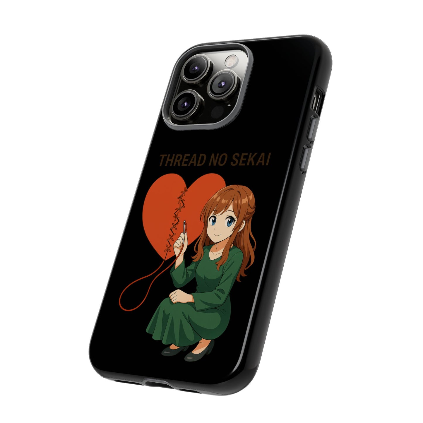 Thread No Sekai - Anime-Inspired Phone Case, Kawaii Design, Gift for Her, Cute Accessory