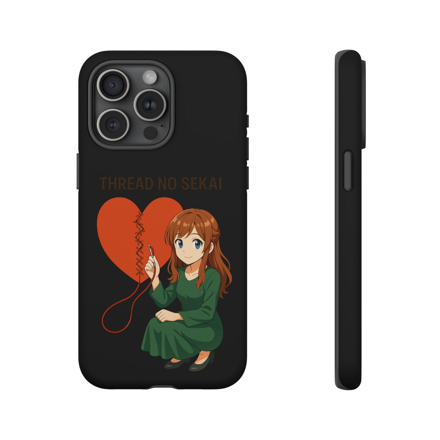 Thread No Sekai - Anime-Inspired Phone Case, Kawaii Design, Gift for Her, Cute Accessory