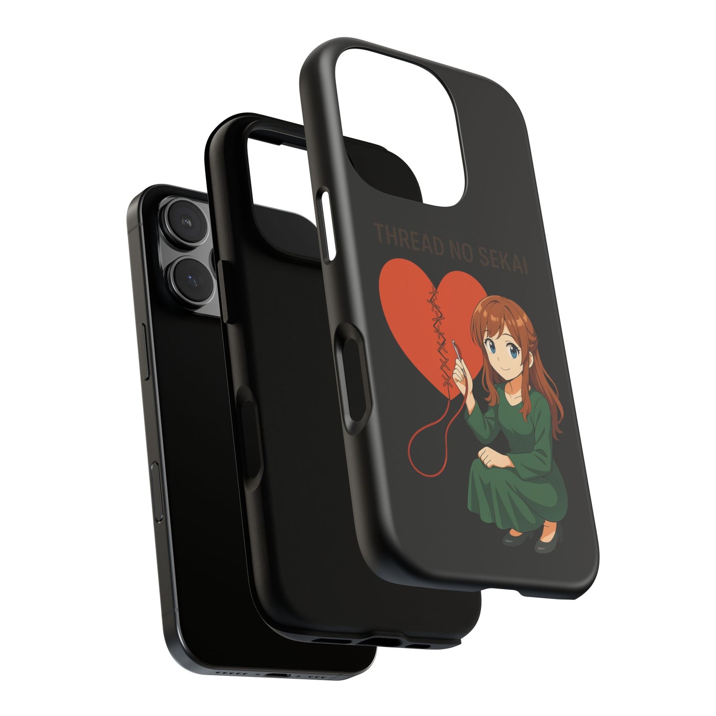Thread No Sekai - Anime-Inspired Phone Case, Kawaii Design, Gift for Her, Cute Accessory