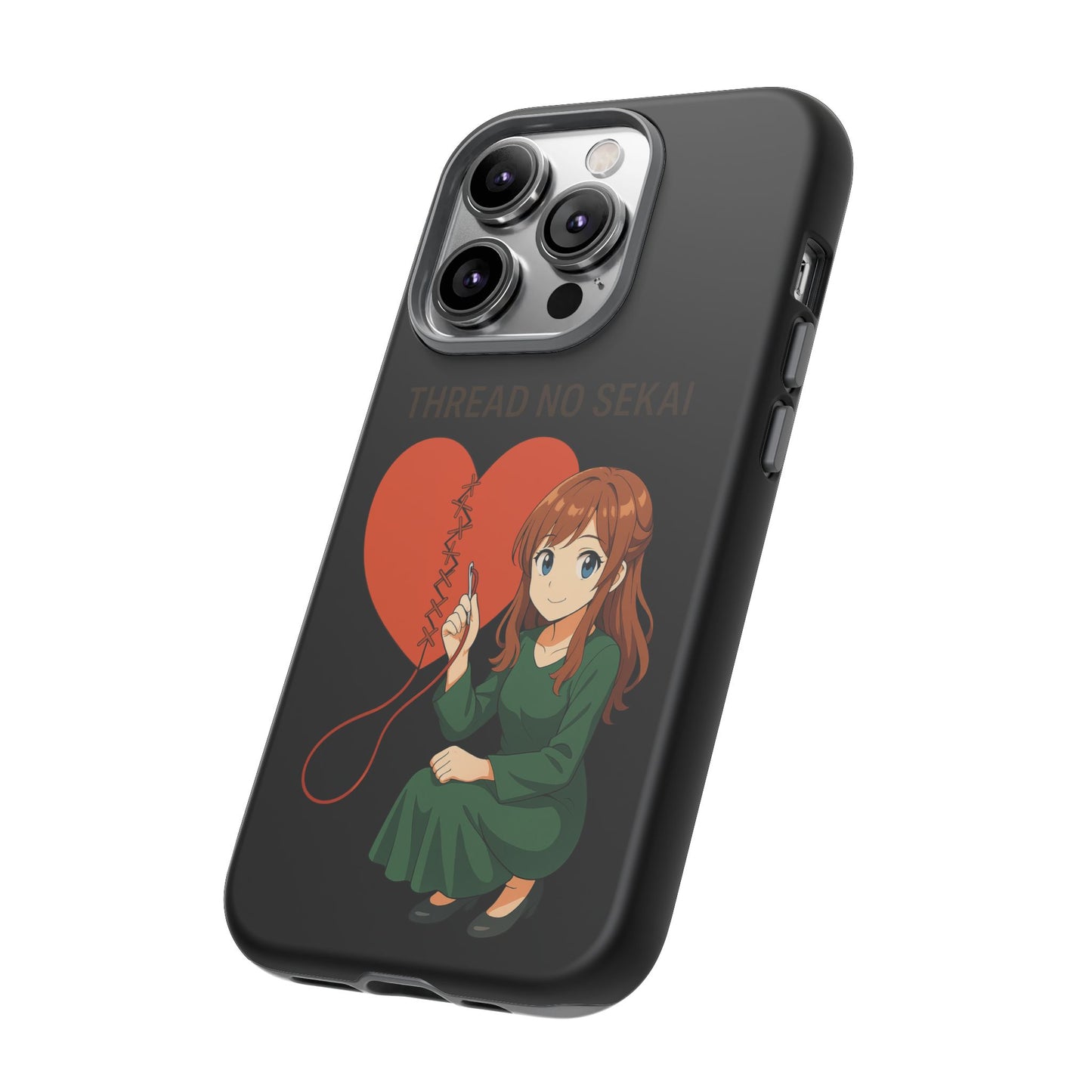 Thread No Sekai - Anime-Inspired Phone Case, Kawaii Design, Gift for Her, Cute Accessory
