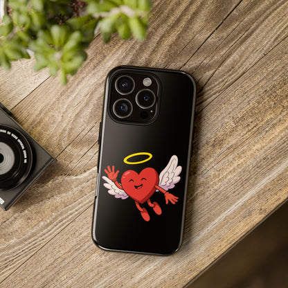 Cute Angel Heart Phone Case | Tough Cases for Everyday Protection, Gift for Friends, Unique Phone Cover, Valentine's Day