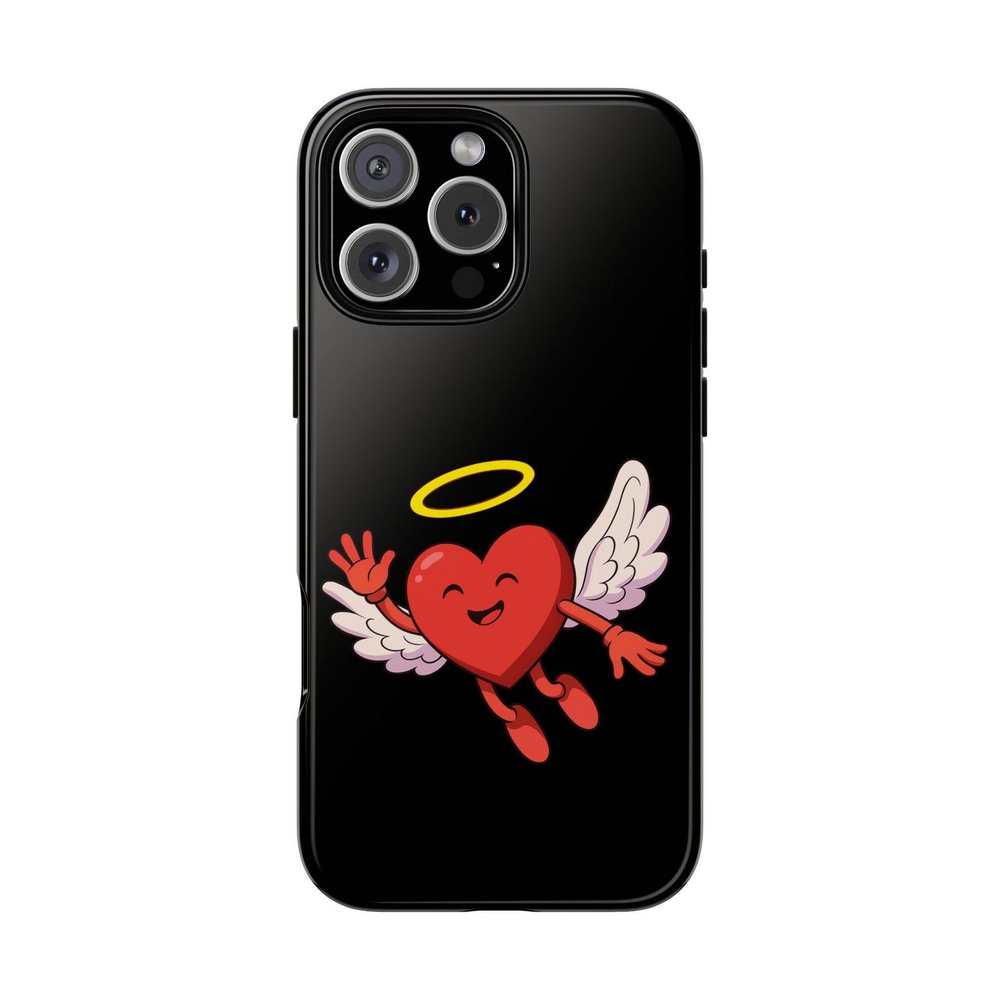Cute Angel Heart Phone Case | Tough Cases for Everyday Protection, Gift for Friends, Unique Phone Cover, Valentine's Day