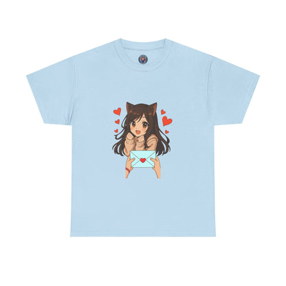 Anime Cat Girl In-Love T-Shirt