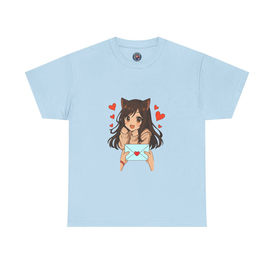 Anime Cat Girl In-Love T-Shirt