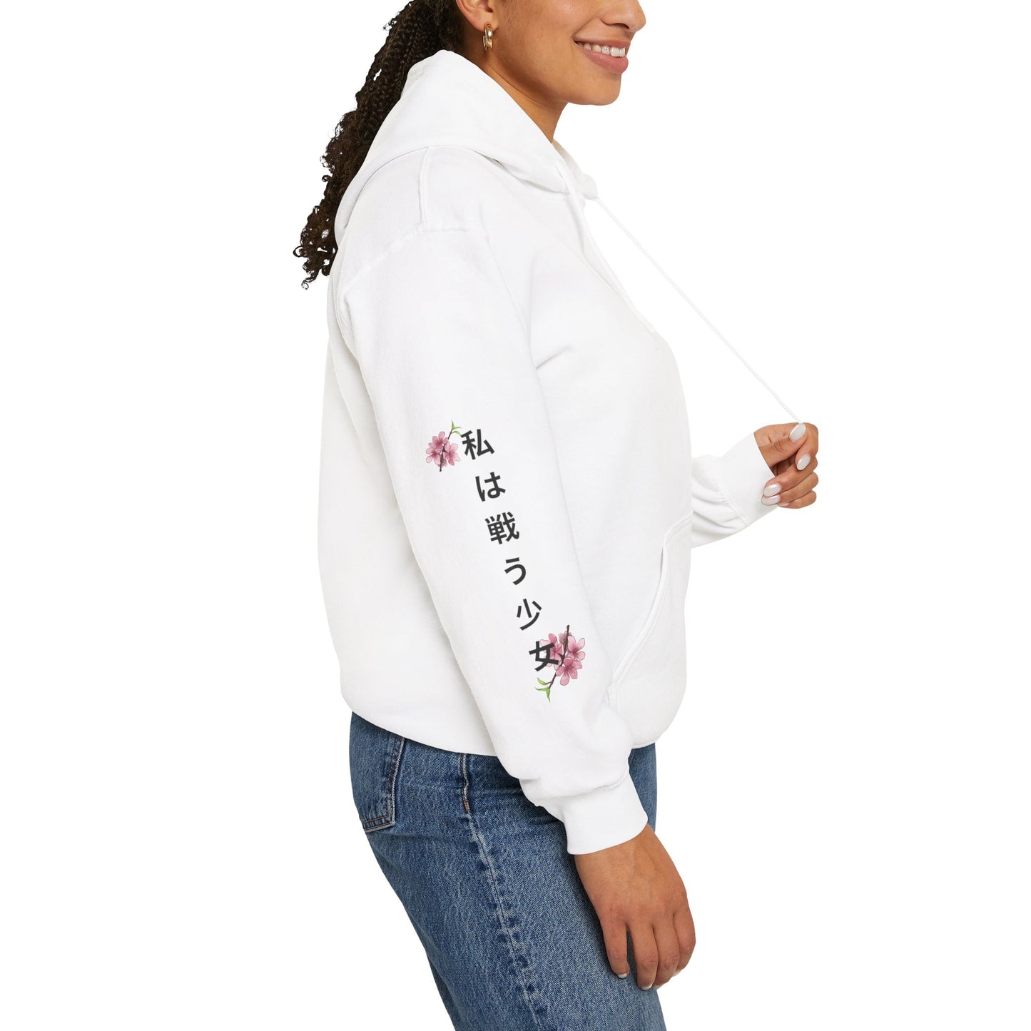 Flirty School Girl Anime Hoodie
