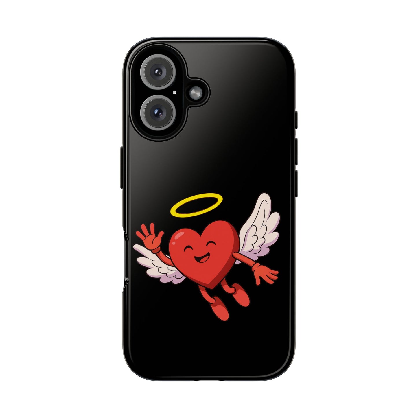 Cute Angel Heart Phone Case | Tough Cases for Everyday Protection, Gift for Friends, Unique Phone Cover, Valentine's Day