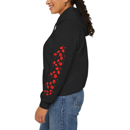 Kitsune Angel Rising Sun Hoodie