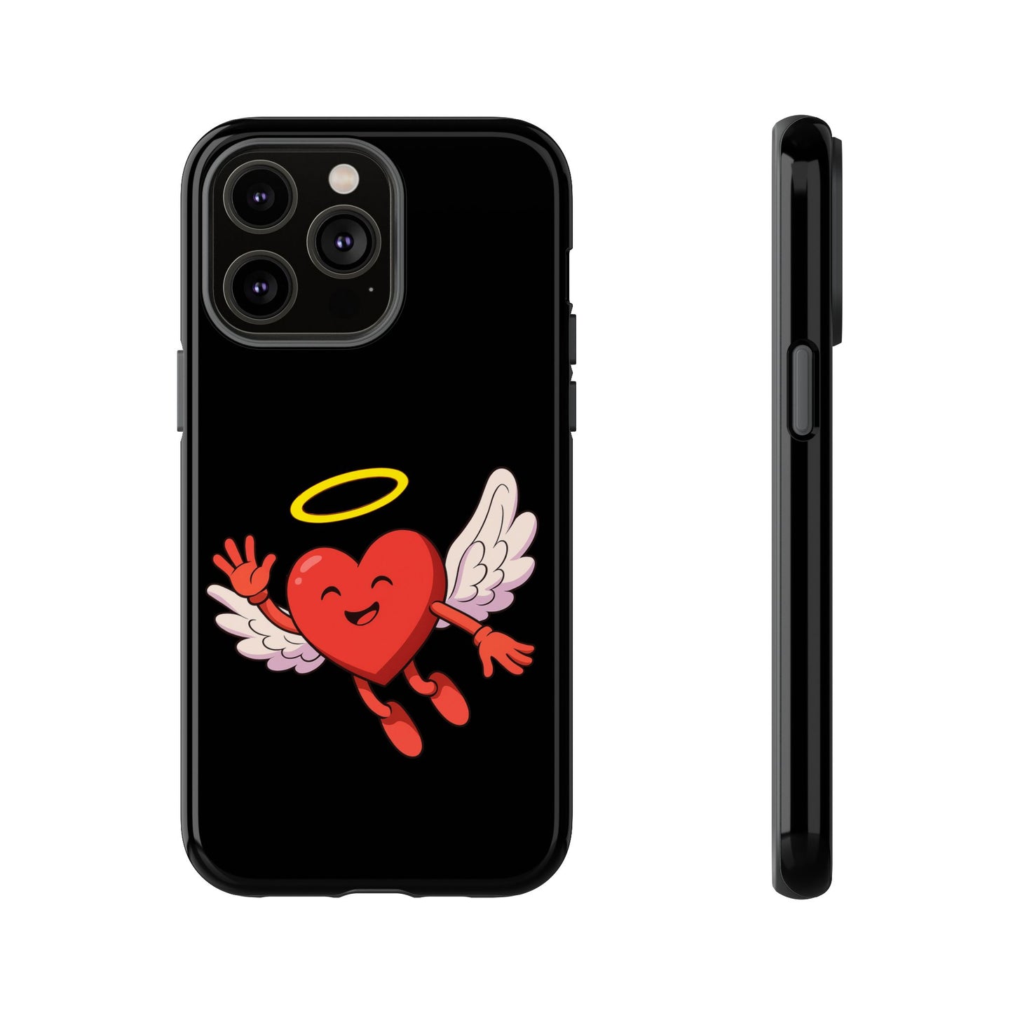 Cute Angel Heart Phone Case | Tough Cases for Everyday Protection, Gift for Friends, Unique Phone Cover, Valentine's Day