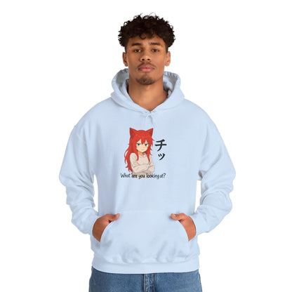 What Are You Looking At? Tsundere Hoodie
