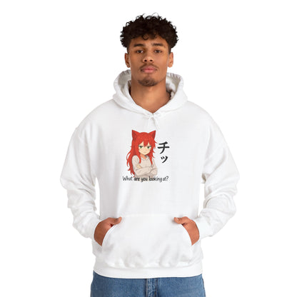 What Are You Looking At? Tsundere Hoodie