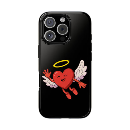 Cute Angel Heart Phone Case | Tough Cases for Everyday Protection, Gift for Friends, Unique Phone Cover, Valentine's Day