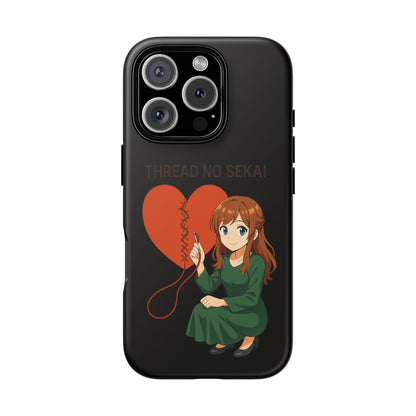 Thread No Sekai - Anime-Inspired Phone Case, Kawaii Design, Gift for Her, Cute Accessory