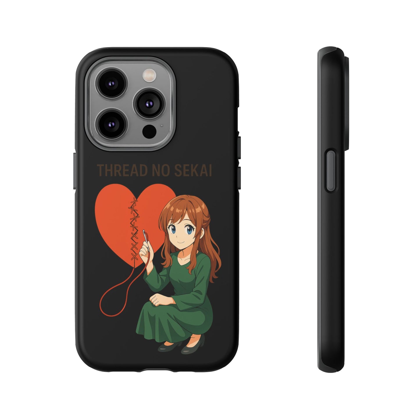 Thread No Sekai - Anime-Inspired Phone Case, Kawaii Design, Gift for Her, Cute Accessory