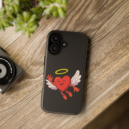 Cute Angel Heart Phone Case | Tough Cases for Everyday Protection, Gift for Friends, Unique Phone Cover, Valentine's Day
