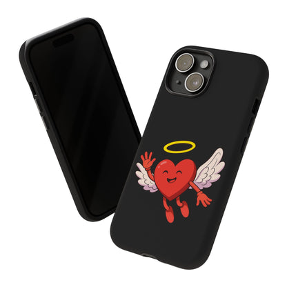 Cute Angel Heart Phone Case | Tough Cases for Everyday Protection, Gift for Friends, Unique Phone Cover, Valentine's Day