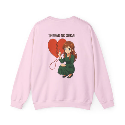 Thread No Sekai Stitched Heart Sweatshirt