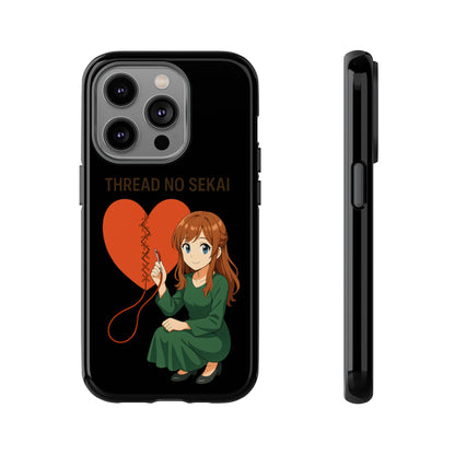 Thread No Sekai - Anime-Inspired Phone Case, Kawaii Design, Gift for Her, Cute Accessory