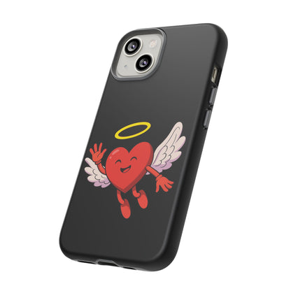 Cute Angel Heart Phone Case | Tough Cases for Everyday Protection, Gift for Friends, Unique Phone Cover, Valentine's Day