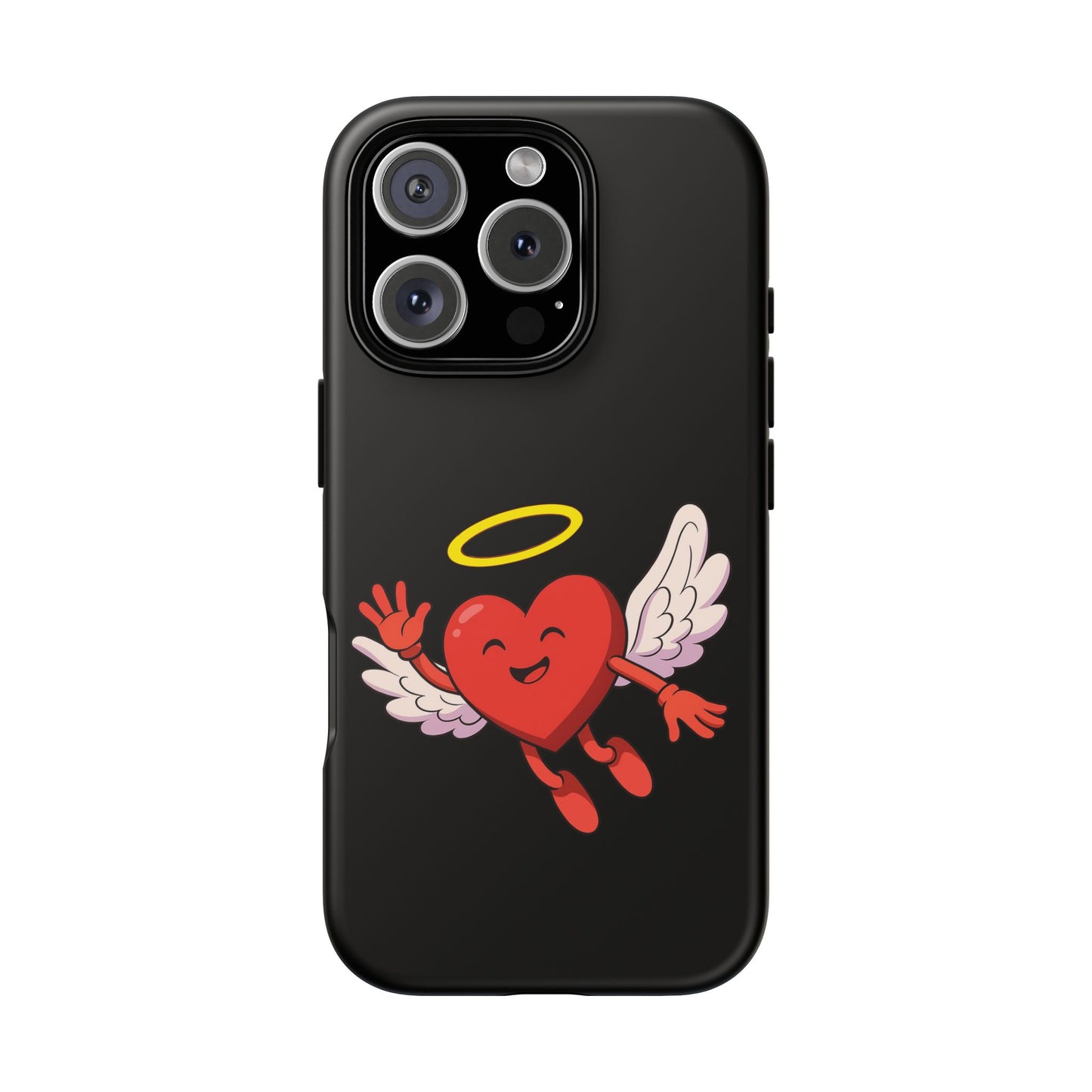 Cute Angel Heart Phone Case | Tough Cases for Everyday Protection, Gift for Friends, Unique Phone Cover, Valentine's Day