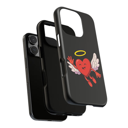 Cute Angel Heart Phone Case | Tough Cases for Everyday Protection, Gift for Friends, Unique Phone Cover, Valentine's Day