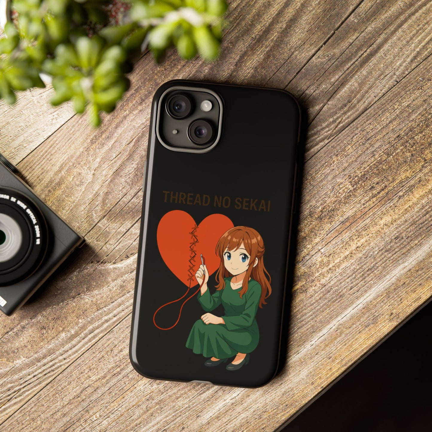 Thread No Sekai - Anime-Inspired Phone Case, Kawaii Design, Gift for Her, Cute Accessory